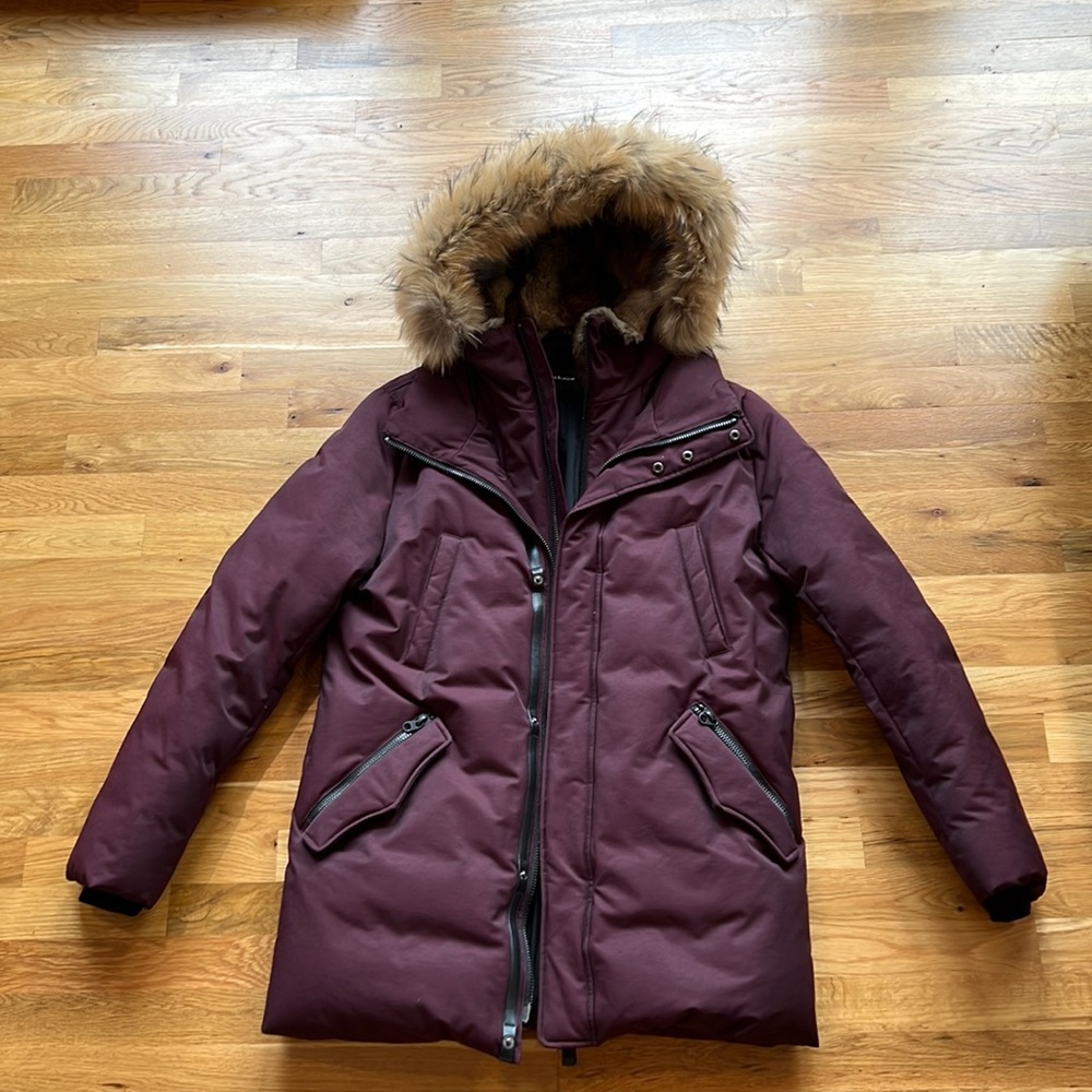 Mackage EDWARD 2-IN-1 DOWN PARKA WITH HOODED BIB AND NATURAL FUR